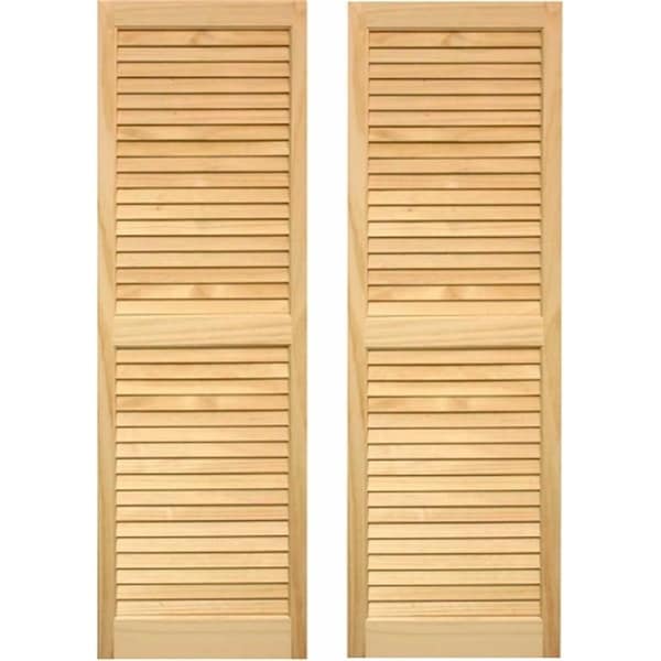 Designs-Done-Right Exterior Louvered Shutters 15 x 47 in. DE2609810 - main